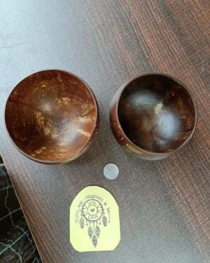 ITUMILANI: Coconut Shell Bowls- Set of 3