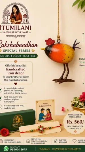 Iron Craft Hanging Bird